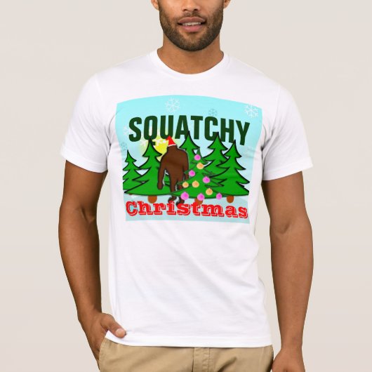 T-shirt de Noël de Squatchy (Devant)