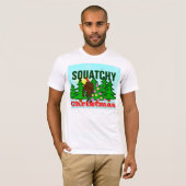 T-shirt de Noël de Squatchy (Devant entier)