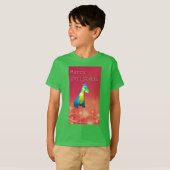 T-shirt de Noël Dinosaur mignon (Devant entier)