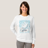 T-shirt de Noël d'ours blanc (Devant entier)