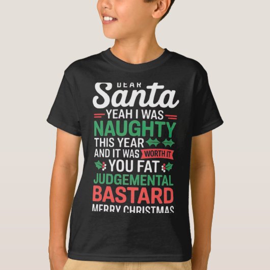 T-shirt de Noël drôle (Devant)