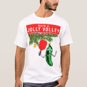 T-shirt de Noël drôle de pickleball (Devant)