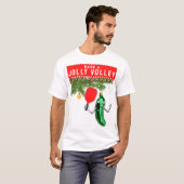 T-shirt de Noël drôle de pickleball (Devant entier)