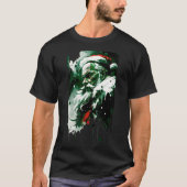 T-shirt de Noël en écorce de Père Noël (Devant)