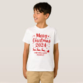 T-shirt de Noël familial personnalisé (Devant entier)