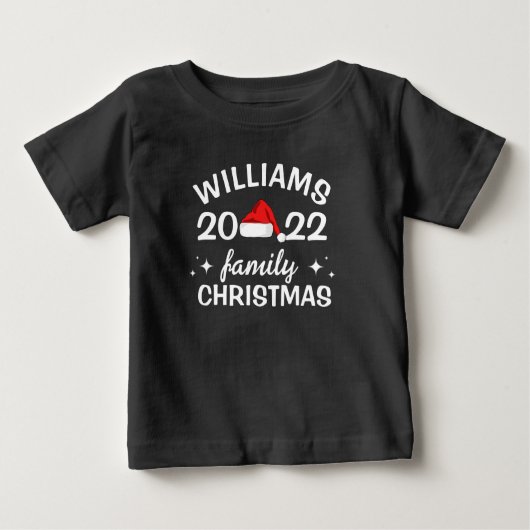 T-shirt de Noël familial personnalisé (Devant)