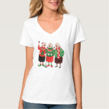 T-Shirt de Noël Festive pour Femmes – Pulls de Noë