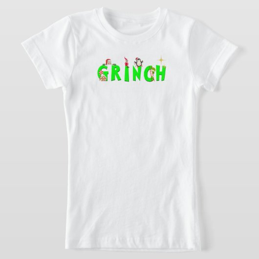 T-shirt de Noël Grinch (Poser)