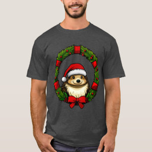 T-Shirt de Noël Hérisson