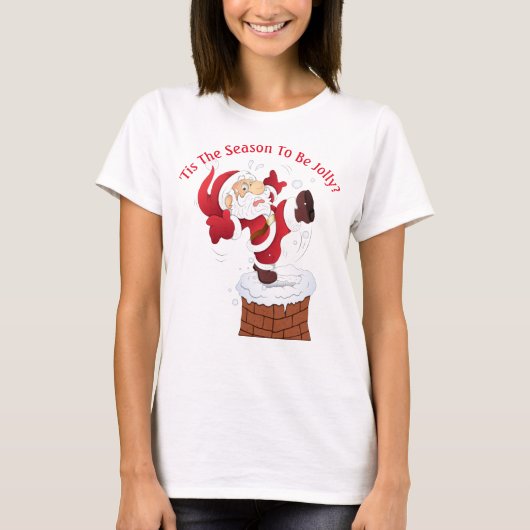 T-shirt de Noël humoristique pour femmes (Devant)