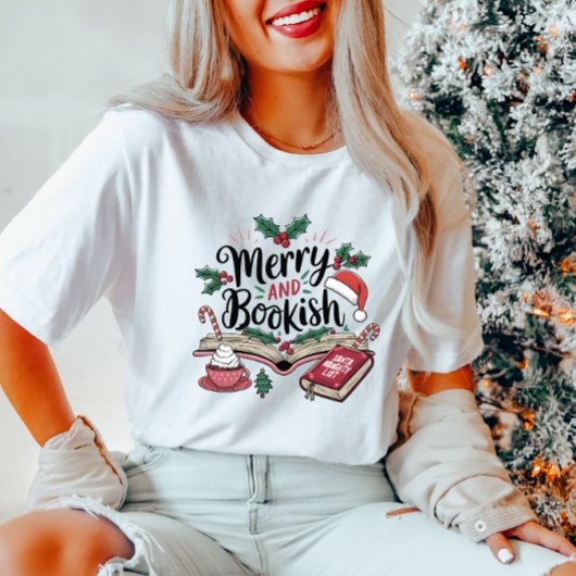 T-shirt de Noël joyeux et réservant