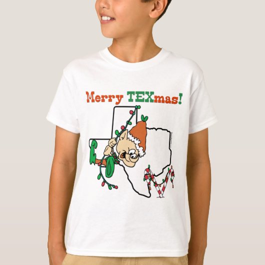 T-shirt de Noël Joyeux Texmas (Devant)
