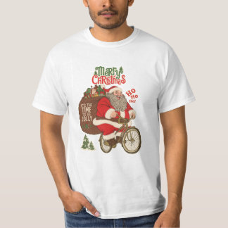 T-Shirt de Noël Père Noël Vintage