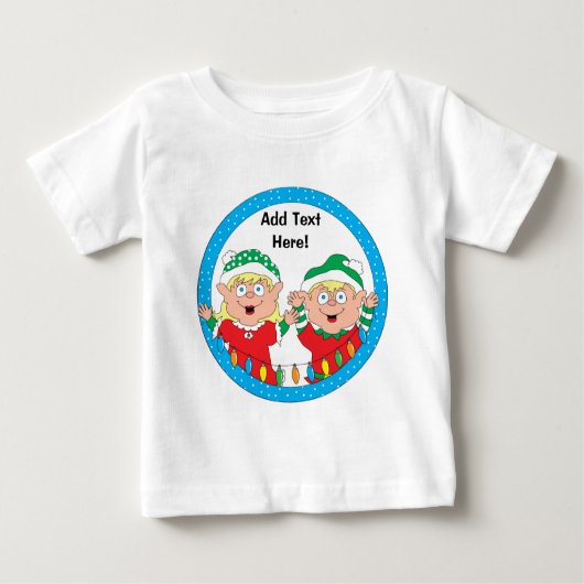 T-Shirt de Noël Personnalisez (Devant)