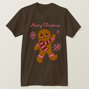 T-shirt de Noël pour garçon en pain d'épice