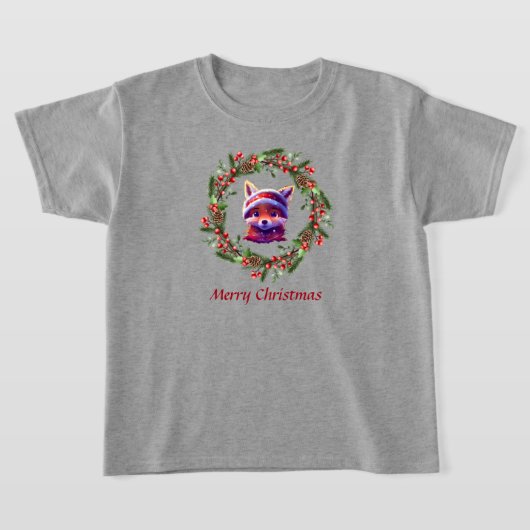 T-shirt de Noël pour les jeunes (Poser)
