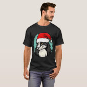 T-Shirt de Noël pour moufette (Devant entier)