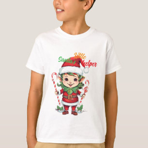 T-shirt de Noël pour petit elfe père Noël