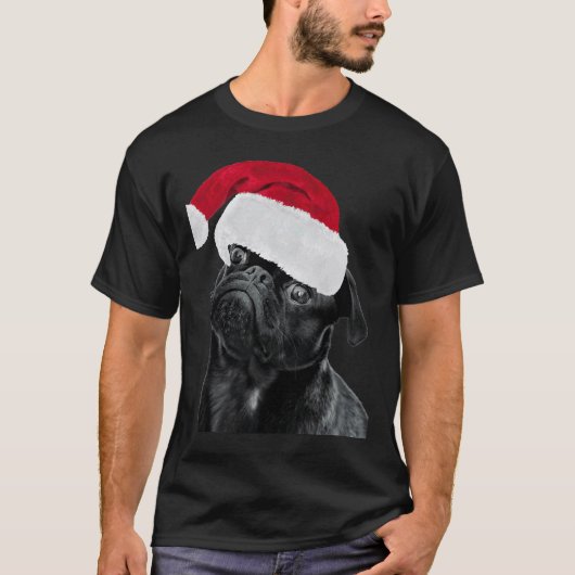 T-shirt de Noël PUG, 731 (Devant)