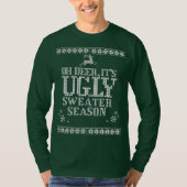 T-Shirt de Noël Pull Ugly (Devant)