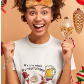 T-shirt de Noël - TIme Pour une bière