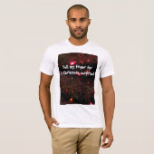 T-shirt de Noël "Tirez mon doigt" (Devant entier)