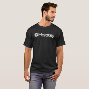 T-shirt de noir de logo de Merakey