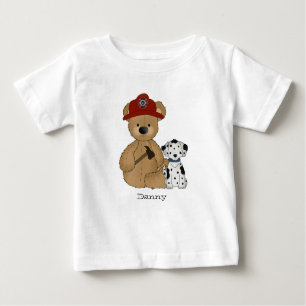 T-shirt de nounours de pompier