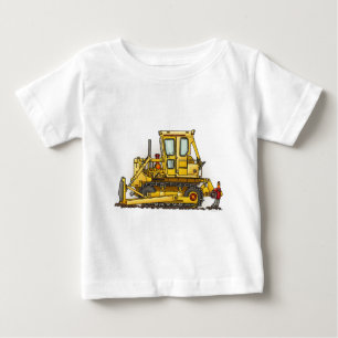 T-shirt de nourrisson de bouteur de bouteur