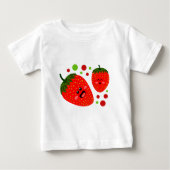 T-shirt de nourrisson de fraises (Devant)