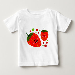 T-shirt de nourrisson de fraises