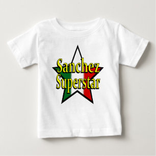 T-shirt de nourrisson de superstar de Sanchez