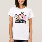 T-shirt de nourriture d'amis pas (Devant)
