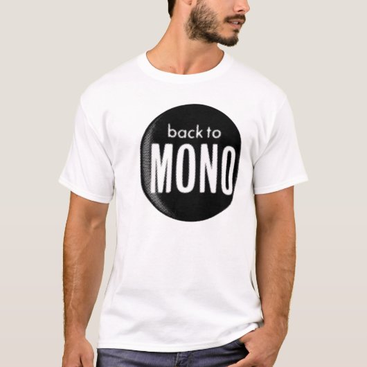 T-shirt de nouveau à mono (Devant)