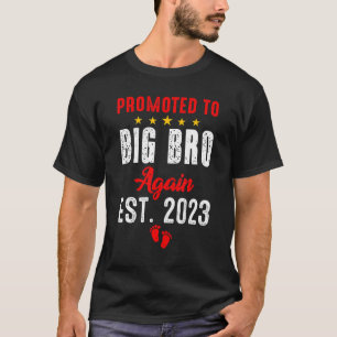 T-shirt De nouveau promu grand frère en 2023 Grands frère