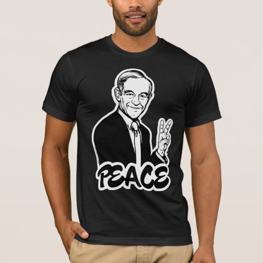 T-shirt de paix de Ron Paul (Devant)