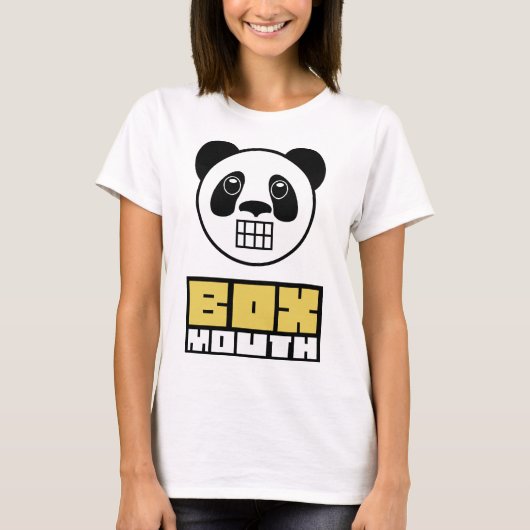 T-shirt de panda de Boxmouth (Devant)