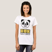 T-shirt de panda de Boxmouth (Devant entier)