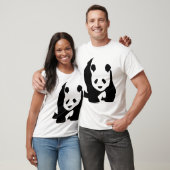 T-shirt de panda géant (Unisexe)