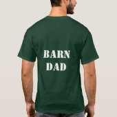 T-shirt de "papa de grange" de ferme de Dixieland (Dos)