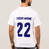 T-shirt de papa du base-ball d'impression de dos (Dos)