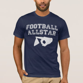 T-shirt de papier d'Allstar du football
