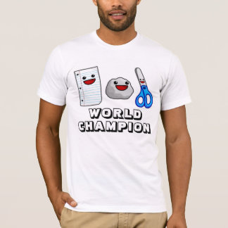 T-shirt de papier délicieux de champion du monde