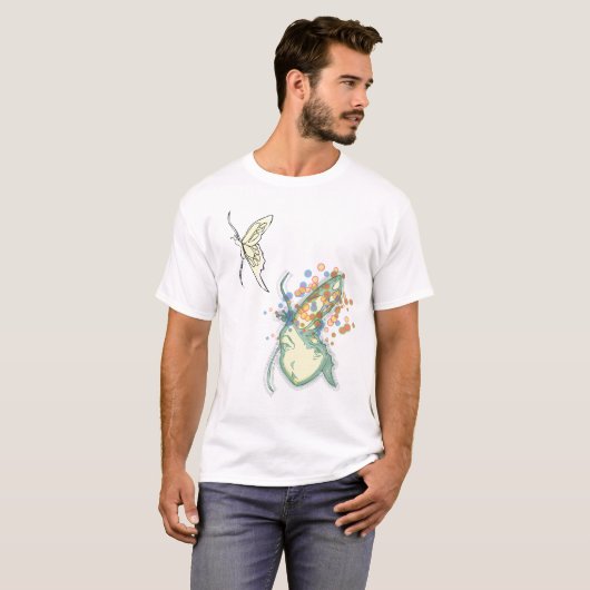 T-shirt de papillon (Devant entier)