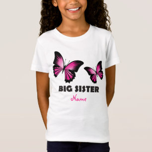 T-shirt de papillon de grande soeur