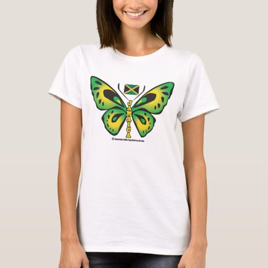 T-shirt de papillon de la Jamaïque (Devant)