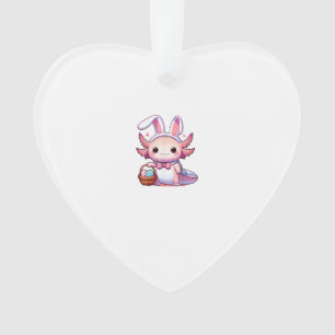 T-Shirt de Pâques Axolotl Oreilles de Lapin Œufs