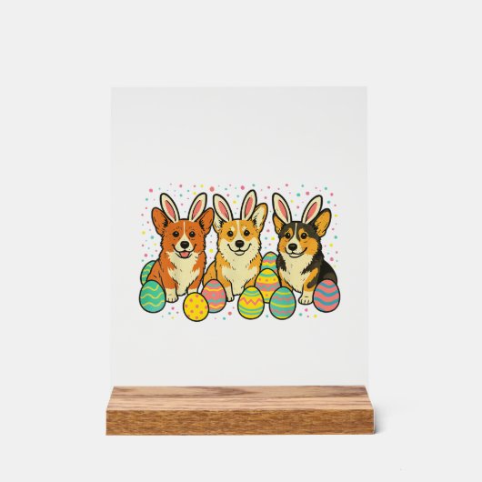 T-Shirt de Pâques Corgi_1 (Recto)