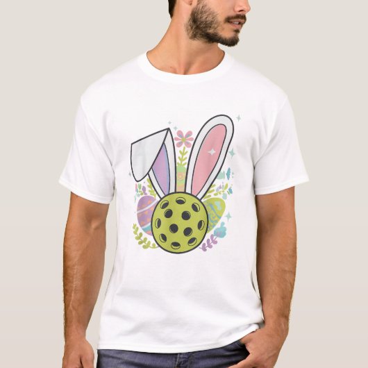 T-Shirt de Pâques Pickleball (Devant)