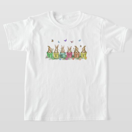 T-Shirt de Pâques pour Enfants (Poser)
